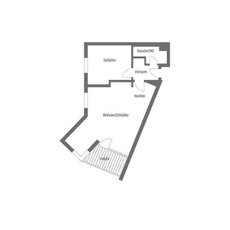 Ferienwohnpark Zwei-zimmer-apartment 55 12 아파트 *